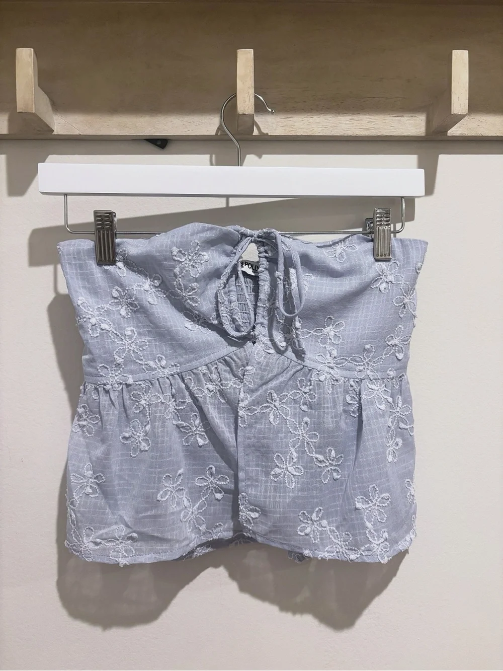 Princess Polly Light Blue Women's Top and Skirt - Matching Set - XS/S